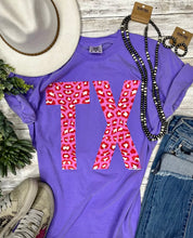 Load image into Gallery viewer, PINK LEOPARD TX TEE
