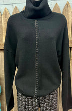 Load image into Gallery viewer, TEMPO BLACK W/SHIMMER SWEATER
