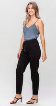 Load image into Gallery viewer, JUDY BLUE BLACK ROLL CUFF JOGGERS
